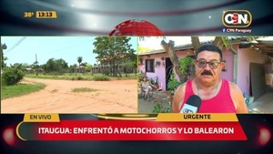 Itauguá: Enfrentó a motochorros y lo balearon - C9N