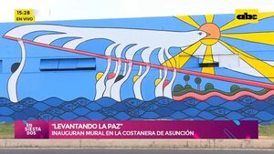 Inauguran mural en la costanera de Asunción - Ensiestados - ABC Color