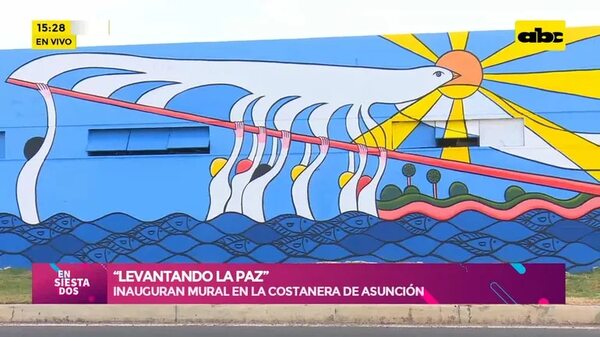 Inauguran mural en la costanera de Asunción - Ensiestados - ABC Color