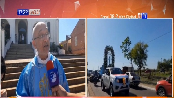 Importante presencia de peregrinos en las fiestas de la Virgen de Itacuá - Noticias Paraguay