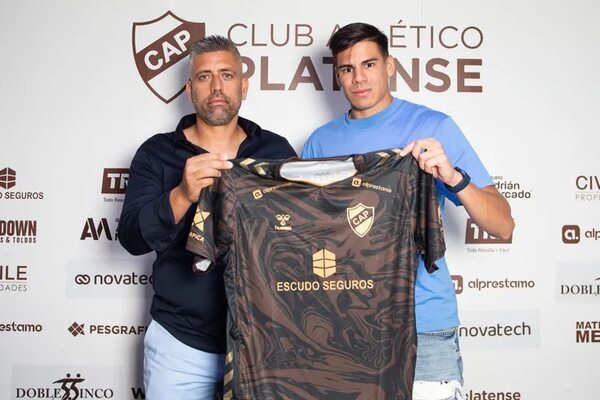 Miguel Jacquet firmó por un año y fue presentado en Platense - Fútbol Internacional - ABC Color