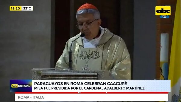 Paraguayos en Roma celebran Caacupé - ABC Noticias - ABC Color