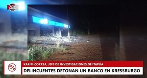 Delincuentes rodean comisaría y detonan un banco en Itapúa - Megacadena — Últimas Noticias de Paraguay