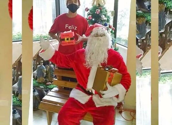 ¡Ladrones dejaron sin silla a Papá Noel!