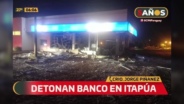 Detonan banco en Itapúa - C9N