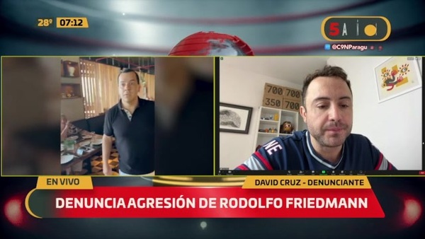 Denuncia agresión de Rodolfo Friedmann - C9N