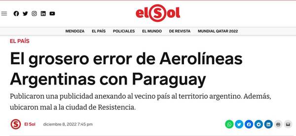 ¿Paraguay es parte de Argentina? La “publicidad” que se volvió viral y fue más allá de las fronteras… ¿o no?