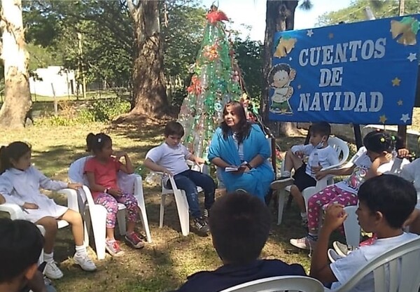 “Cuentos en Navidad” lleva alegría, paz y amor a hospitales, albergues, escuelas y bibliotecas | Lambaré Informativo
