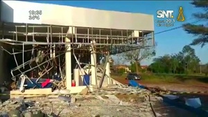 Asalto explosivo: Volaron un banco en Itapúa - SNT