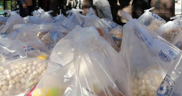 La Nación / Precandidato oficialista ofrece kits de alimentos de la SEN, denuncian
