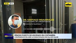 Penoso puesto de hisopado en Costanera - ABC Noticias - ABC Color