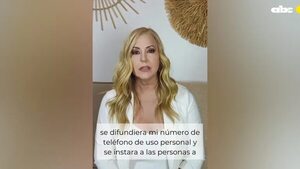 Menchi cuenta por qué denunció al que filtró su número de teléfono en grupo “profamilia” - Policiales - ABC Color