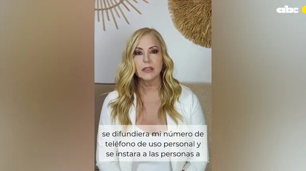 Menchi cuenta por qué denunció al que filtró su número de teléfono en grupo “profamilia” - Policiales - ABC Color