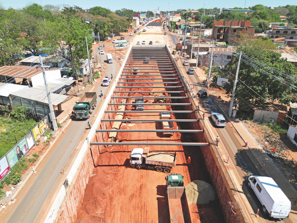 Intensifican trabajos para habilitar el tránsito en el túnel de Cruce Tres Bocas