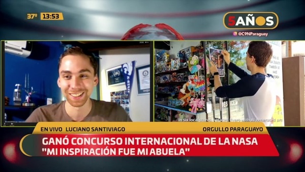 Luciano Santiviago, orgullo paraguayo - C9N