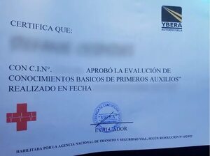 Renovación de registro de conducir: así cobran sin enseñar primeros auxilios - Nacionales - ABC Color