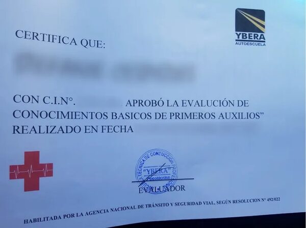 Renovación de registro de conducir: así cobran sin enseñar primeros auxilios - Nacionales - ABC Color