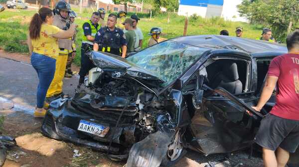 Nuevo accidente de tránsito en la avenida Vittorio Curiel - San Lorenzo Hoy
