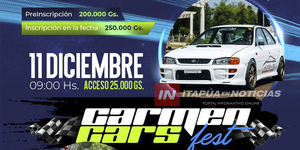 SE VIENE EL CARMENCAR FEST EN LA COSTANERA DE CARMEN DEL PNA.