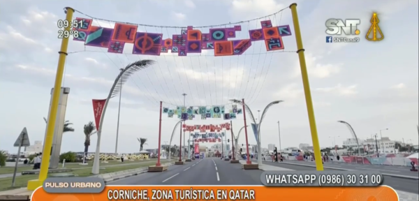 Corniche, zona turística en Qatar - C9N