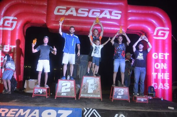 Santariteño Maiko Rossato es pentacampeón del Enduro