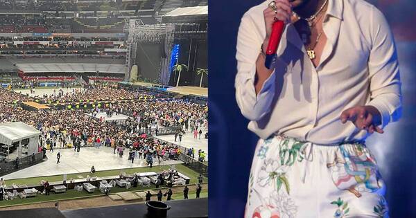 La Nación / Bad Bunny brindó su penúltimo show del año con locaciones vacías en México