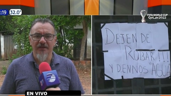 En plena ola de calor, vecinos de San Antonio no tienen agua - Noticias Paraguay