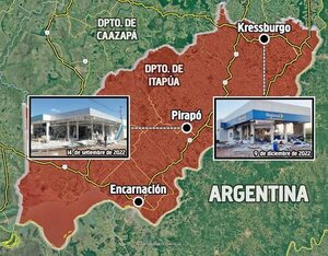 Pericia confirma que la misma banda atacó bancos en Pirapó y Kressburgo - Policiales - ABC Color