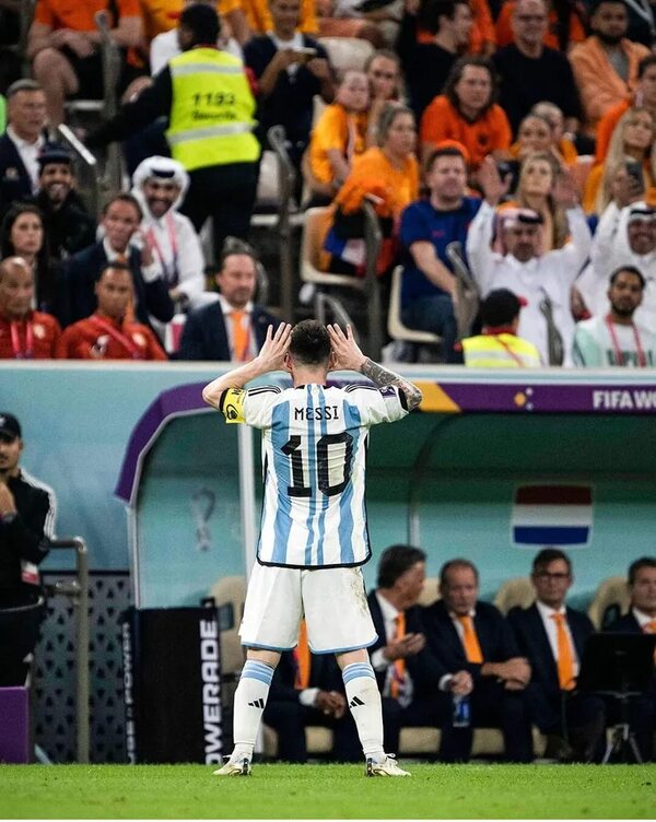 Messi desafiante contra Países Bajos: ¿Qué mirás bobo? - Fútbol Internacional - ABC Color