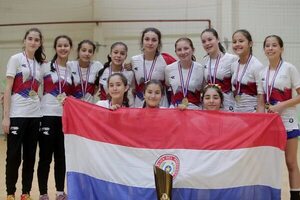 Guerreras de oro en el cierre de los Juegos Escolares - Polideportivo - ABC Color