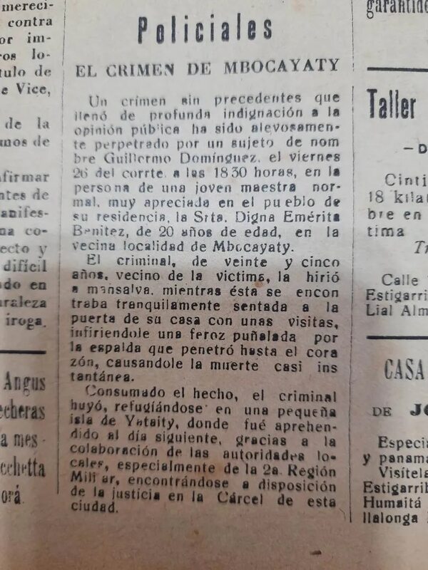 Mbocayaty, jurisdicción de Villa Rica, antiguamente llamada Capilla Duarte (3) - Cultural - ABC Color