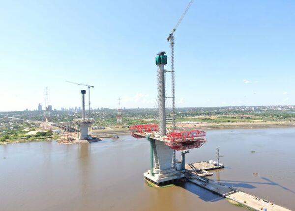 Puente Héroes del Chaco: frentes de trabajos alcanzan 75% de avance | 1000 Noticias