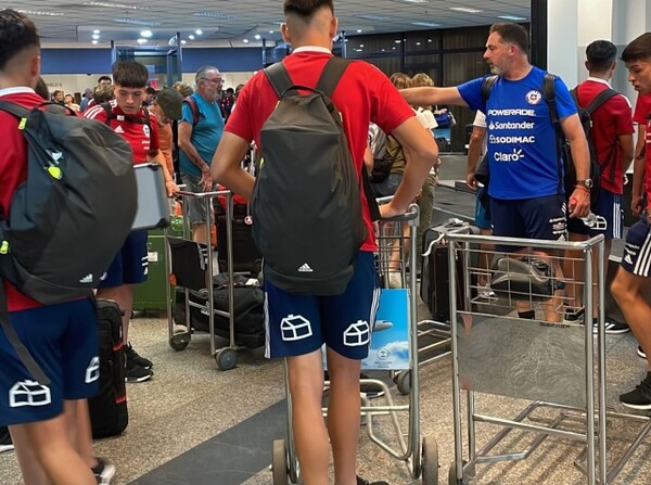Selección Sub 17 de Chile ya se encuentra en nuestro país - APF
