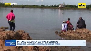 Intenso calor en Capital y Central  - ABC Noticias - ABC Color