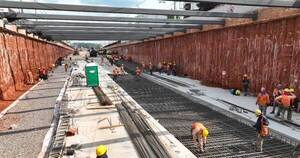 La Nación / Inician el asfaltado en el túnel de Tres Bocas
