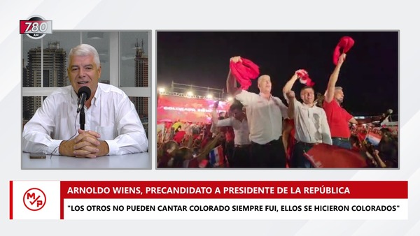 Wiens afirma que dupla Peña - Alliana no puede cantar "Colorado siempre fui" porque uno era liberal y otro encuentrista - Megacadena — Últimas Noticias de Paraguay