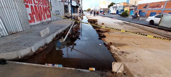 Obras en “zona metrobús” siguen generando inconvenientes - Nacionales - ABC Color