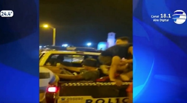 Descontrol tras exhibición en Costanera de Encarnación - Paraguaype.com