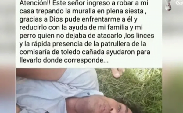 Ladrón que fue molido a golpes murió en el calabozo - Noticiero Paraguay