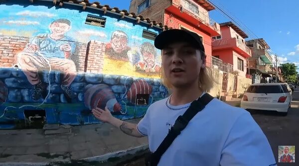 Youtuber danés conoce la Chacarita y esto es lo que dice sobre el populoso barrio de Asunción - Nacionales - ABC Color