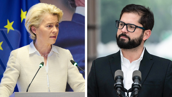 Gabriel Boric y Von der Leyen celebran anuncio de acuerdo entre Chile y la UE - Revista PLUS