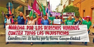 Organizaciones socialesindígenas y campesinasreclaman tierras en marcha por el día de los Derechos Humanos - Revista PLUS