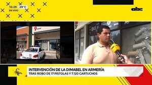 Intervención de la DIMABEL en Armería  - ABC Noticias - ABC Color