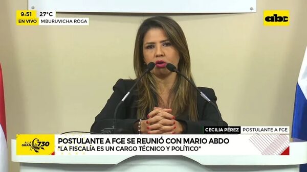 Postulante a FGE se reunió con con Mario Abdo - ABC Noticias - ABC Color
