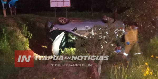 VEHÍCULO VOLCÓ DURANTE ESTA MADRUGADA EN EL DISTRITO DE PIRAPÓ