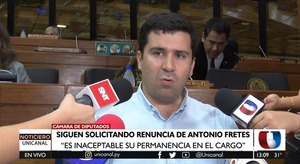 Para diputados, es inaceptable que Antonio Fretes continúe al frente de la CSJ - Unicanal
