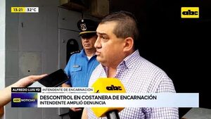 Descontrol en costanera de Encarnación  - ABC Noticias - ABC Color