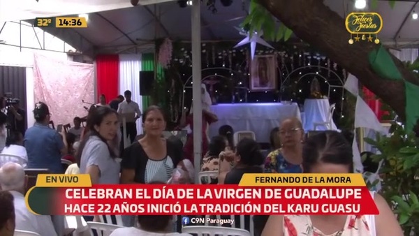 Celebran el día de la Virgen de Guadalupe - C9N