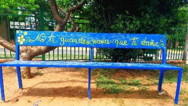 En Limpio habilitaron una "plaza para escuchar a los amigos"
