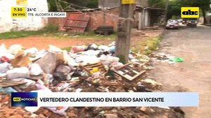 Vertedero clandestino en Barrio San Vicente - ABC Noticias - ABC Color